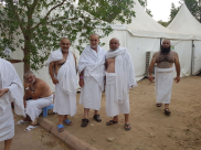 صور لحجاج مدينة يافا خلال وقوفهم على صعيد عرفات 